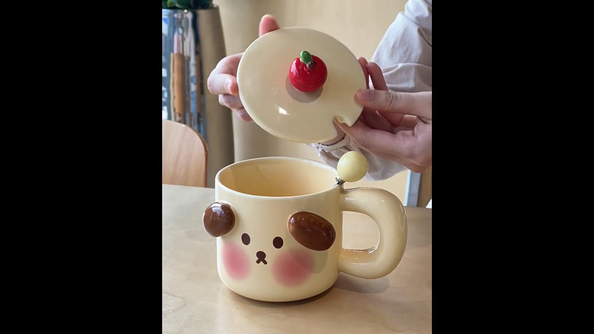 Amazon.co.jp: vonghome マグカップ かわいいカップルカップ コーヒー